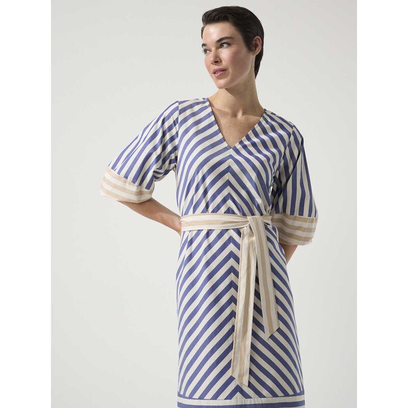 Marco Polo Spliced Stripe Dress image number 1